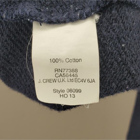 Madewell Navy Embroidered Sweatshirt Medium - Picture 7 of 7